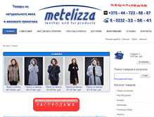 Tablet Screenshot of metelizza.com